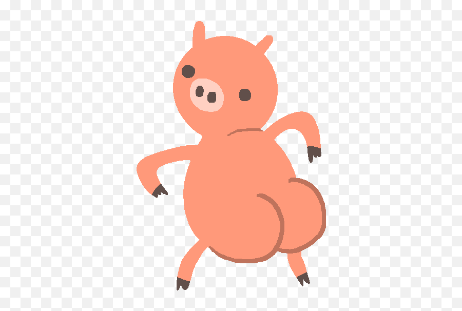 Butt Clipart Animated Butt Animated Booty Pig Emoji Emoji For Butt