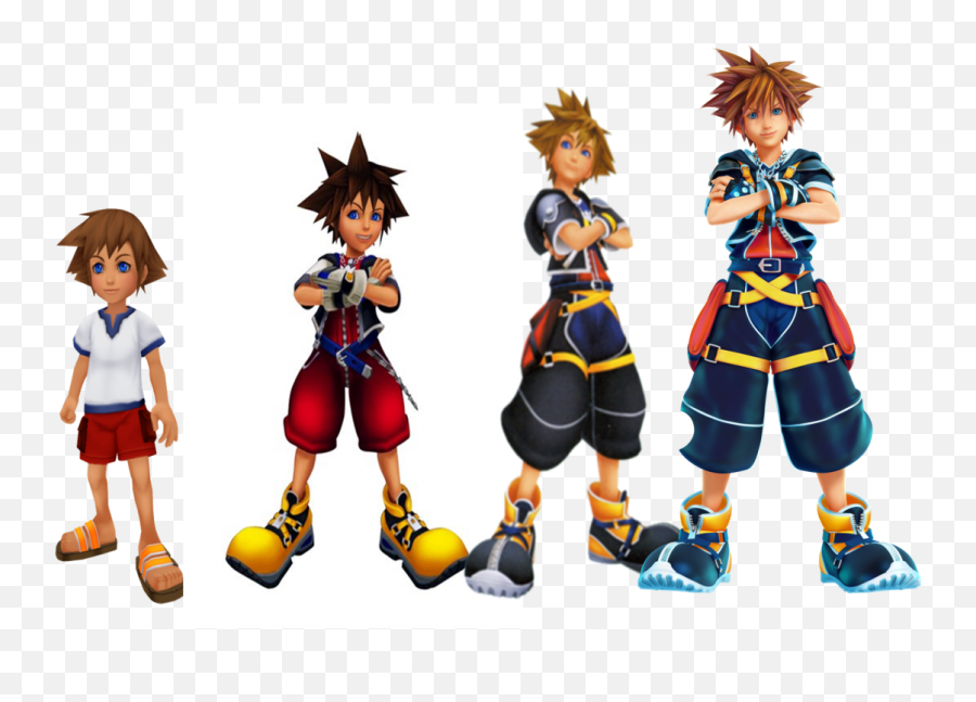 Is Sora More Length In Kingdom Hearts 3 - Kingdom Hearts Sora Kingdom Hearts Arms Crossed Emoji,Nick Young Emojis For Discord