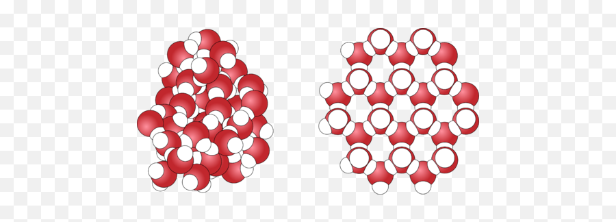 The Structure Of Ice - Solid Water Molecules Emoji,Water Molecules Affected By Emotion
