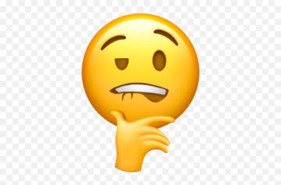 Cursed Emojis Pt 1 Whatsapp Stickers - Stickers Cloud Meme Tiktok Face Emoji,Whatsapp Emoticons Thinking