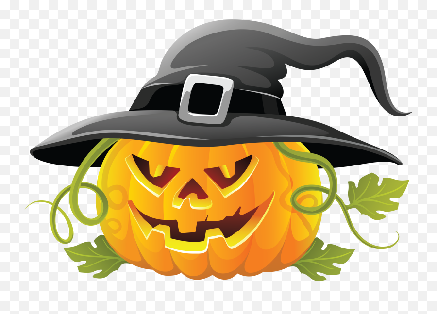 Transparent Pumpkin Face Hat Drawing Free Image Download - Transparent Halloween Clipart Png Emoji,Pumpkin Emoticon For Twitter