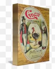 Cinco London Cigar Tin Box - Vintage Advertisement Emoji,Emotions Turkeys Feel