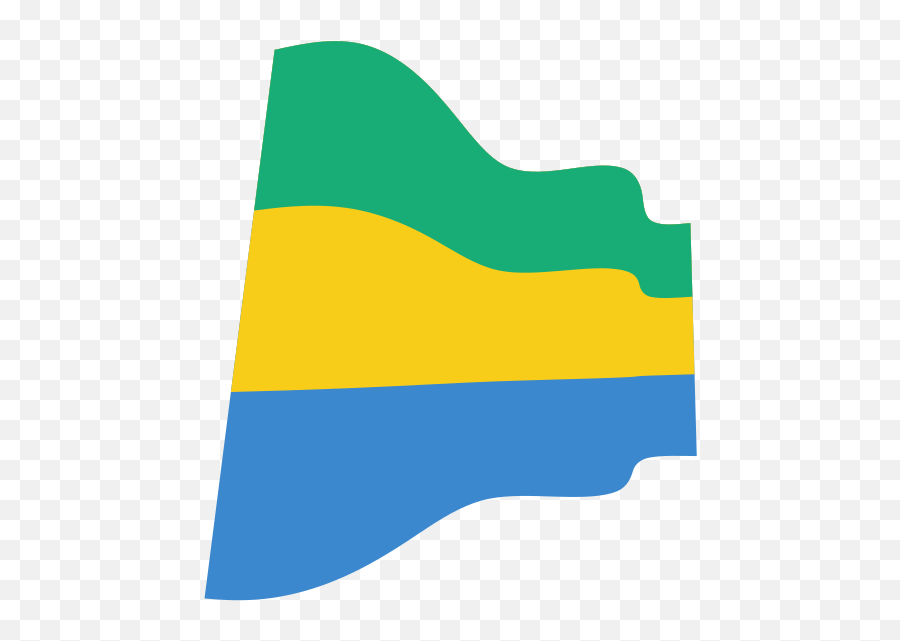 Waving Flag Of Gabon Free Svg - Vertical Emoji,Union States Flag Emoji