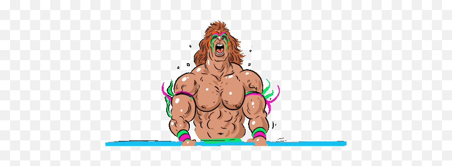 Itsbillmain Ultimate Warrior Sticker - Ultimate Warrior Returns Gif Emoji,Ultimate Warrior Emoji