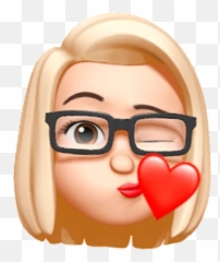Blonde Girl Stickers For Whatsapp And - For Women Emoji,Glasses With Blonde Hair Emojis