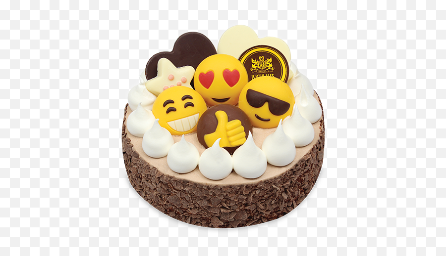 Chocolate Mousse Cake - Happy Emoji,Cake Emoticon