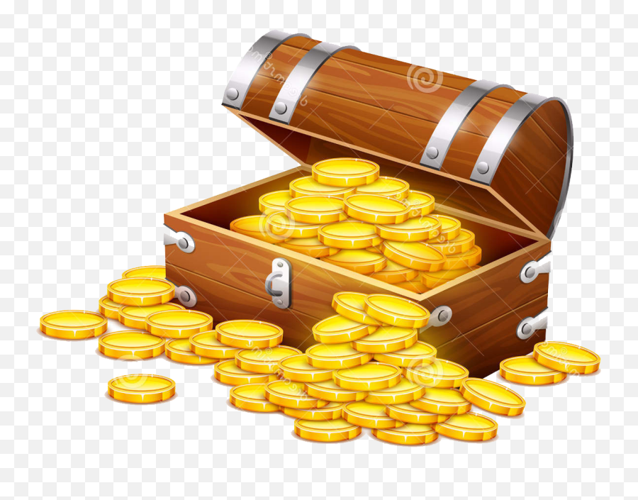 Gold Coin Piracy Treasure - Coin Png Download 1274924 Emoji,Coin Emoticon