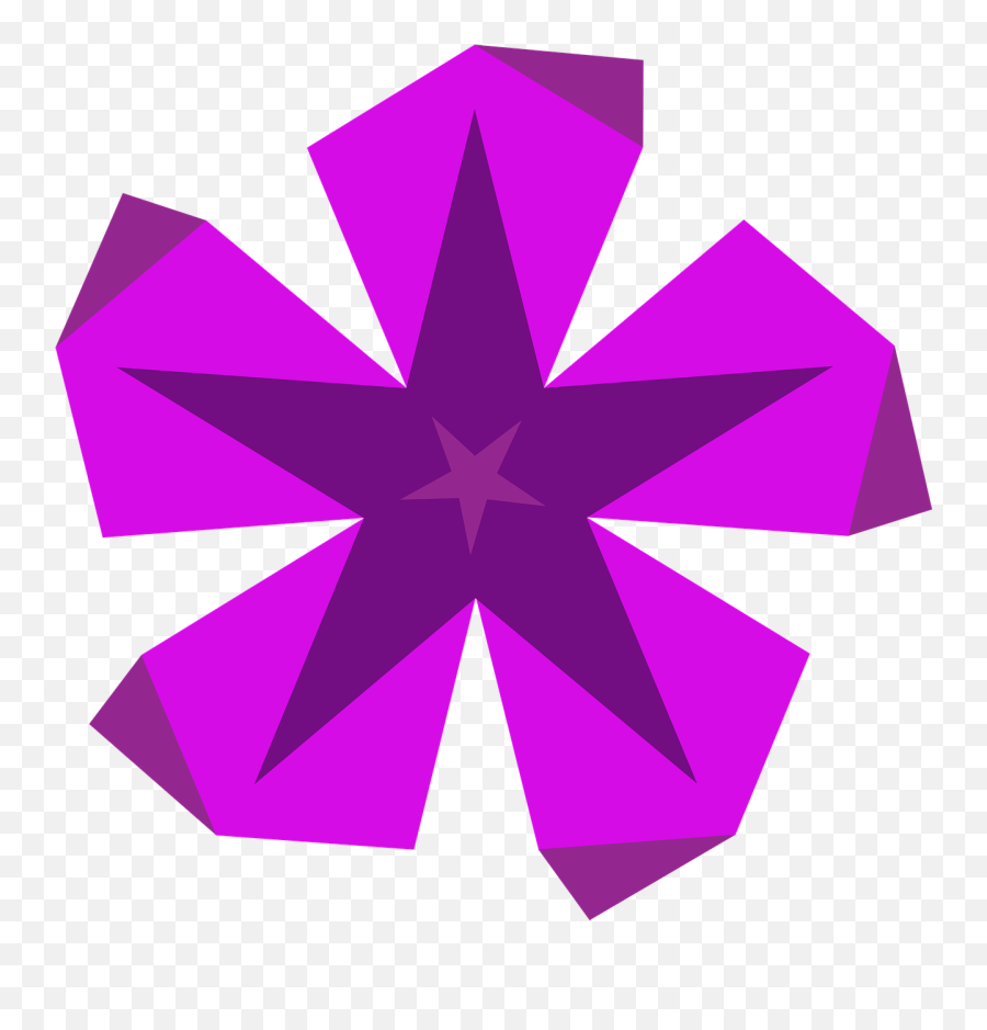 Star Violet Purple Flower Lilac Public Domain Image - Freeimg Emoji,Star Emoticon Purple