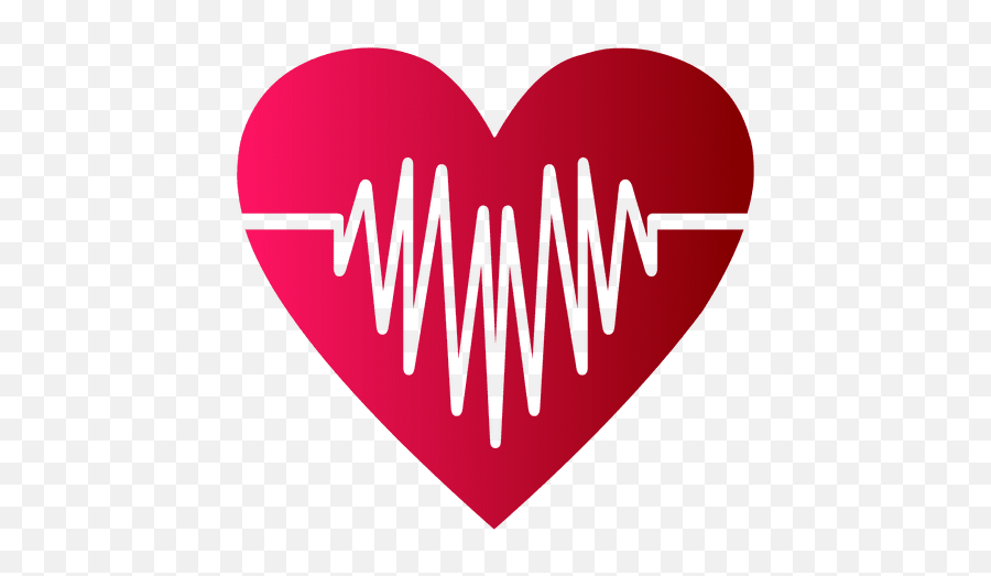 Heart Logo With Heart Beat - Transparent Png U0026 Svg Vector File Coração Com Batimento Desenho Png Emoji,Red Beating Heart Emoji Meaning