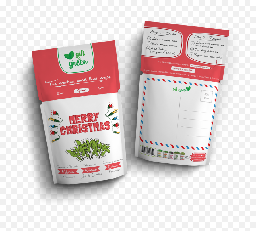 Merry Christmas Card Kohlrabi Microgreens Emoji,Christmas Gift Emoji