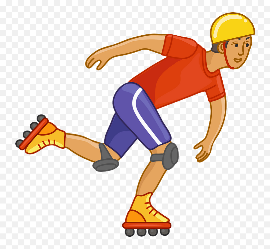 Rollerskater Clipart - Roller Skating Png Download Full Emoji,Rollerblade Emoji