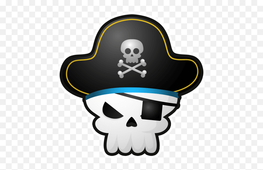 Skull Emoji By Marcossoft - Sticker Maker For Whatsapp,Emoji Symbol Pirate