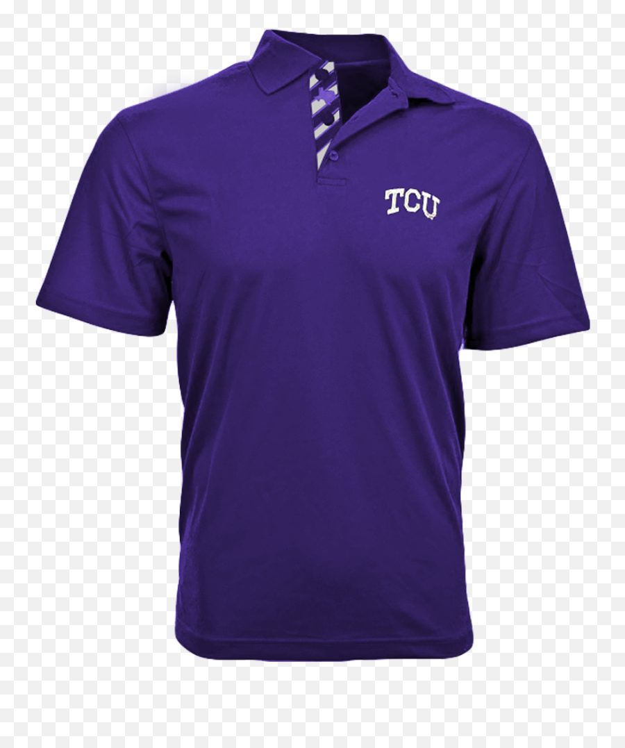 Tcu Horned Frogs Short Sleeve Polo Shirt By Levelwear - Short Sleeve Emoji,Utah Utes Emoji
