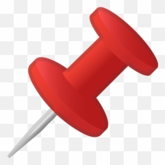 Pushpin Emoji - Icon Push Pin Png,100 Emoji Pin