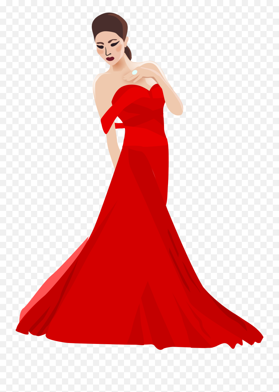 Woman Red Png U0026 Free Woman Redpng Transparent Images 72708 - Fashion Model Clipart Png Emoji,Girl In Red Dress Emoji