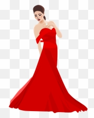 Woman Red Png U0026 Free Woman Redpng Transparent Images 72708 - Fashion Model Clipart Png Emoji,Girl In Red Dress Emoji