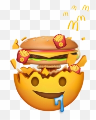 Image By U2022florartu2022 - Emoji Starstruck,Hamburger Emoticon
