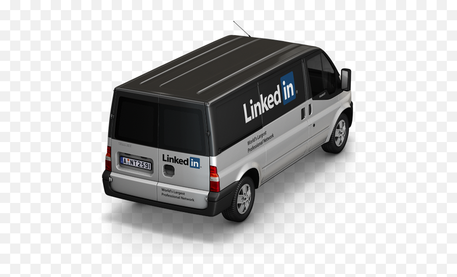 Linkedin Van Back Icon - Commercial Vehicle Emoji,Minivan Emoji