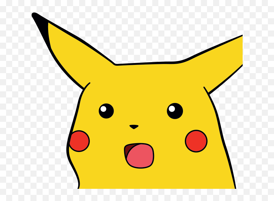 Meme Memes Surprised Pikachu Sticker - Pikachus Twitch Emoji,Pikachu Emoji Text