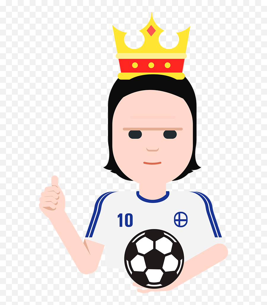 Emoji The King - Finland Toolbox Soccer Ball Clip Art,Football Emoji