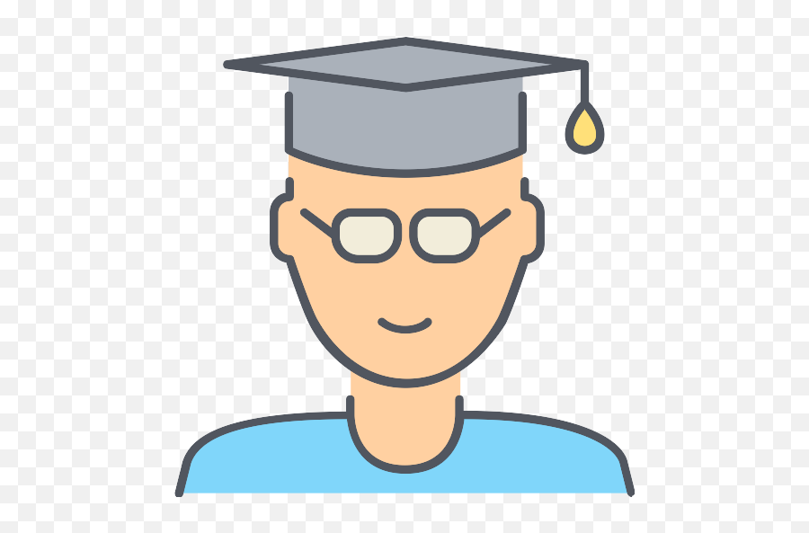 Student Smiling Emoticon Square Face - Portable Network Graphics Emoji,Graduation Emoticons