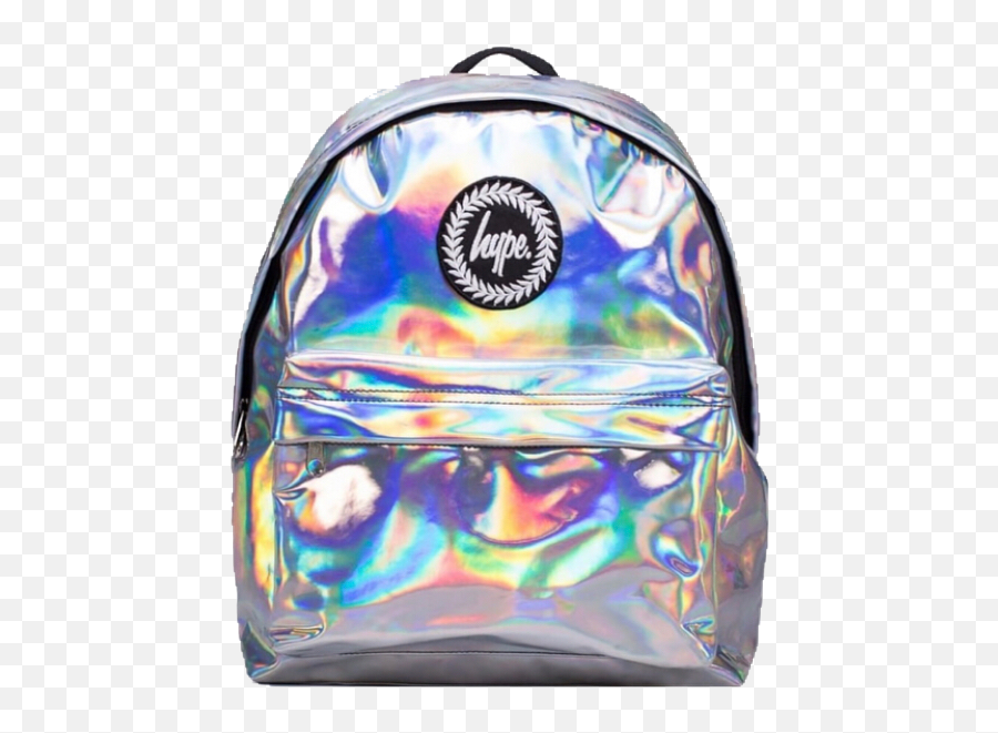 Holo Graphic Holographic Backpack Back Sticker By - Hype Boys School Bags Emoji,Emoji Bag Pack