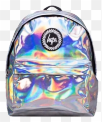 Holo Graphic Holographic Backpack Back Sticker By - Hype Boys School Bags Emoji,Emoji Bag Pack
