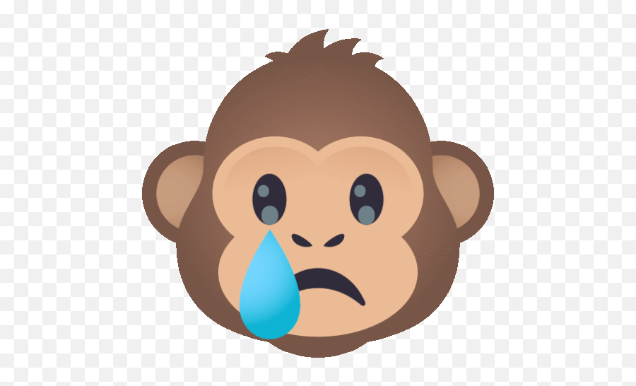 Sad Moneky Monkey Gif - Angry Monkey Emoji,Sad Monkey Emoji
