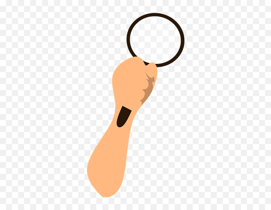 Magnifying Glass With Hand Png Clipart - Full Size Clipart Dot Emoji,Magnifying Glass Emoji Png