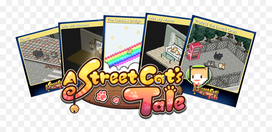 A Street Catu0027s Tale - A Street Catu0027s Tale Trading Card Has Street Tale Logo Png Emoji,How To Use Steam Emoticons On Phone