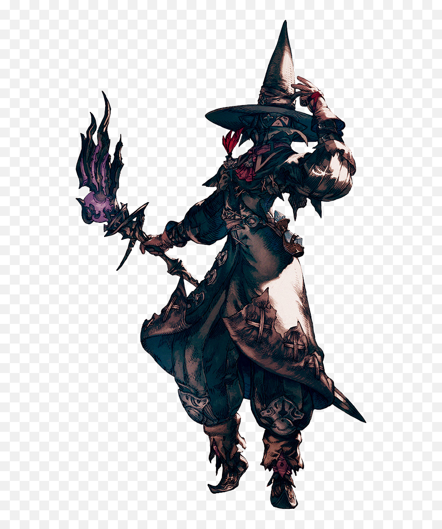 Final Fantasy - Black Mage Final Fantasy 14 Emoji,Ffxiv Ninja Rabbit Emoji