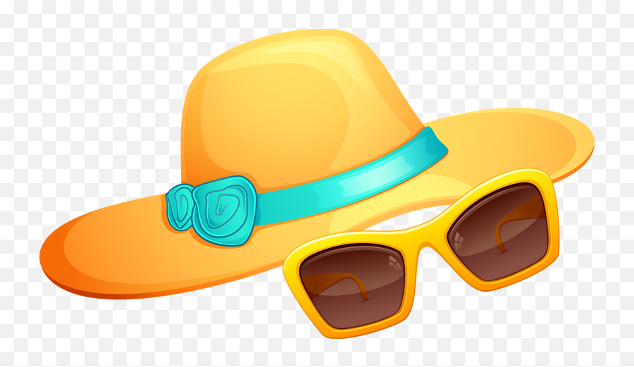 Summer Clip Art Summer Graphics 2 - Clipartix Summer Hat Clipart Png Emoji,Summer Emojis Sunglasses Watermelon