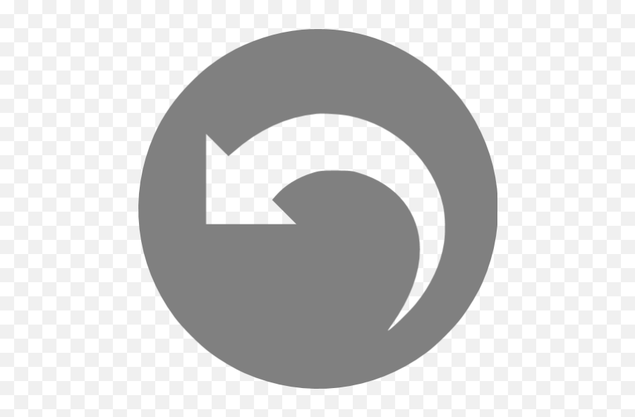 Gray Undo 5 Icon - Rollback Icon Png Emoji,How To Undo An Emoticon On Facebook