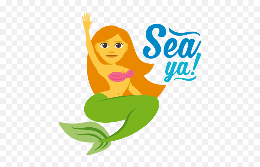 Mermaid Life Stickers By Emojione By Joypixels Inc - Emoji Rating Mermaid,Mermaid Emojis