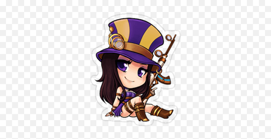 League Png And Vectors For Free Download - Dlpngcom League Of Legends Caitlyn Chibi Emoji,League Of Legends Emoticon Ezreal