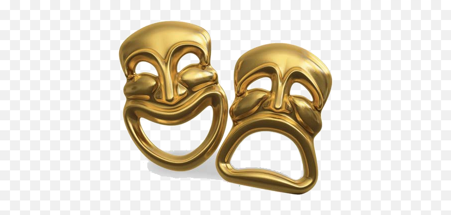 Useful Books For Actors - Theatre Masks Png Gold Emoji,Actors Emotions List