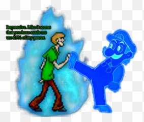 Shaggy Vs Blue Spirit Weegee Ultra Instinct Shaggy Know - Scooby Doo Shaggy Pixel Art Emoji,Shaggy Emotion Table Scooby Do