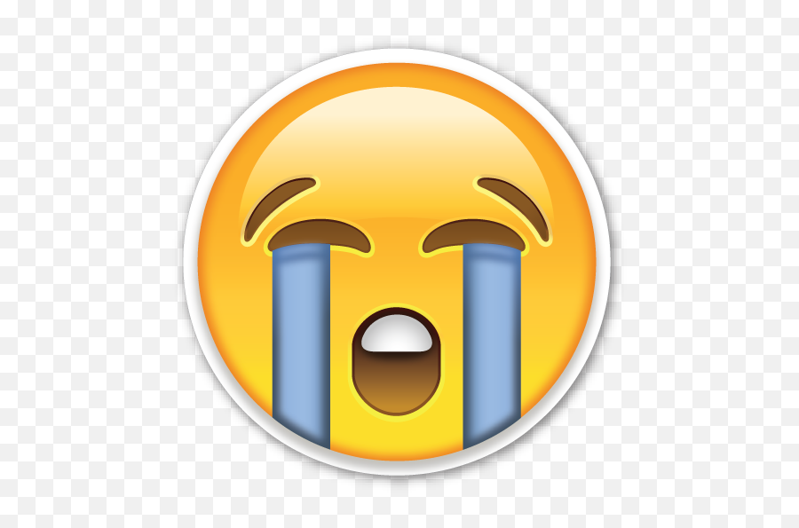 Loudly Crying Face - Emoji De Tristeza De Whatsapp,Crying Emoji