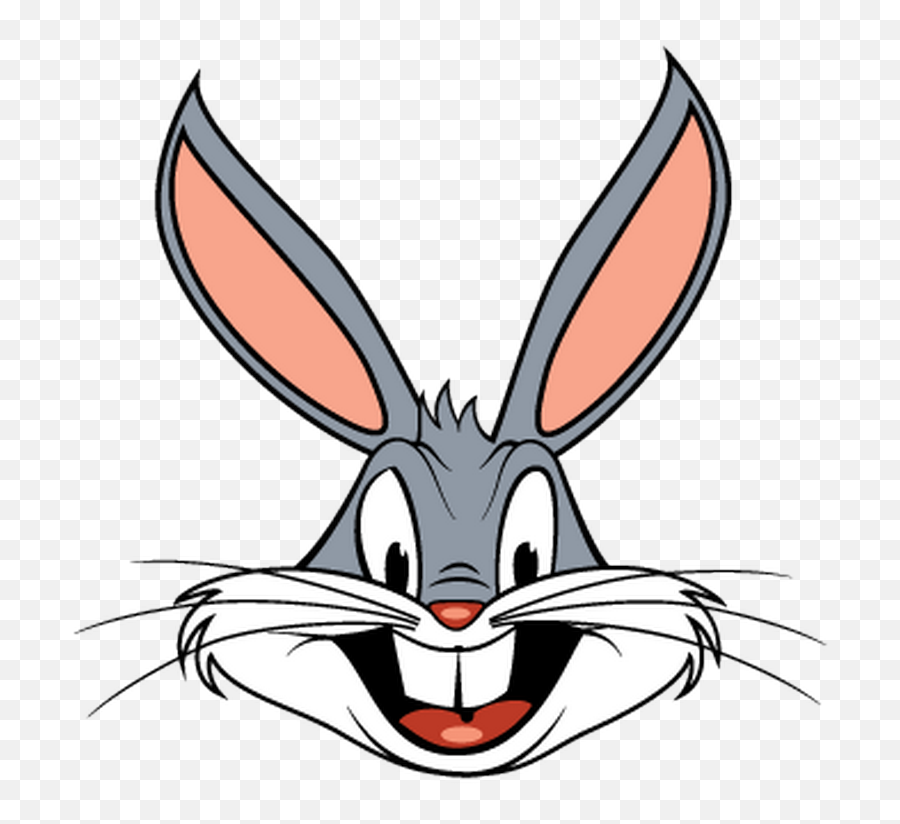 Bugs Bunny Cartoon Clip Art - Bugs Bunny Head Png Cartoon Bugs Bunny Face Emoji,Headpat Emoji