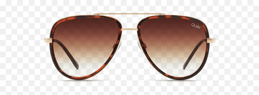 Sunglasses - Quay All In Tortoise And Brown Fade Emoji,High Emotion Quay Tort