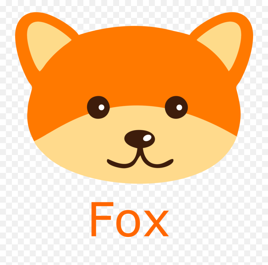 Free Fox Face Clipart Black And White Download Free Clip - Fox Animal Face Clipart Emoji,Fox Face Emoji