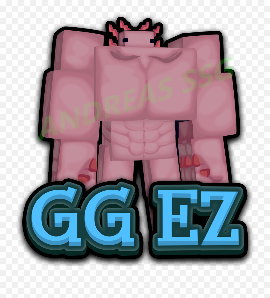 Gg Ez Buff Axolotl Originally Made For One Of My Level 4 - Girly Emoji,Minecraft Villager Emojis