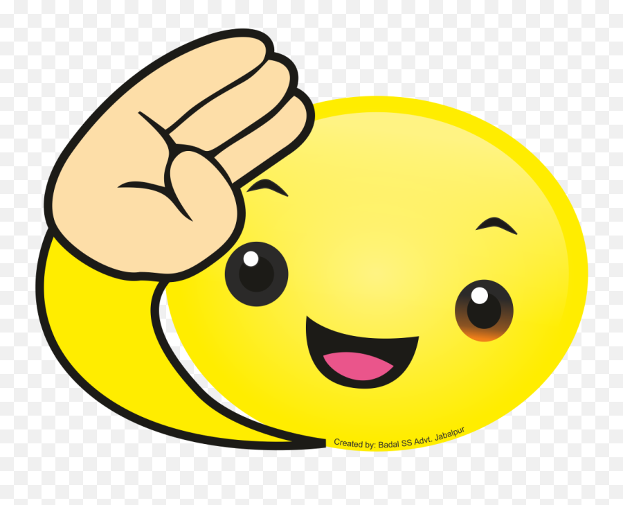 Whatsapp Hand Whatsapp Salute Emoji - Happy,Saluting Emoji