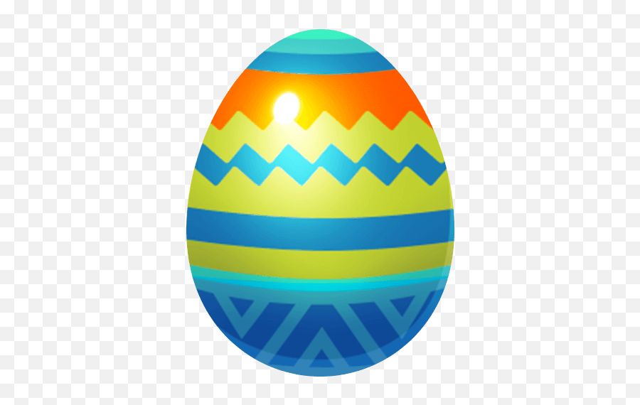 Easter Egg Eggs Multicolor Sticker By Amanda - Easter Emoji,Emoji Easter Eggs