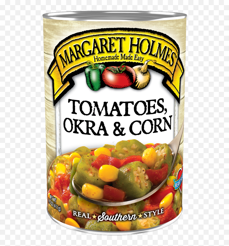 Margaret Holmes Tomatoes Okra And Corn Canned Vegetables - Margaret Holmes Butter Beans Emoji,What Is The Emoji Balloon+corn