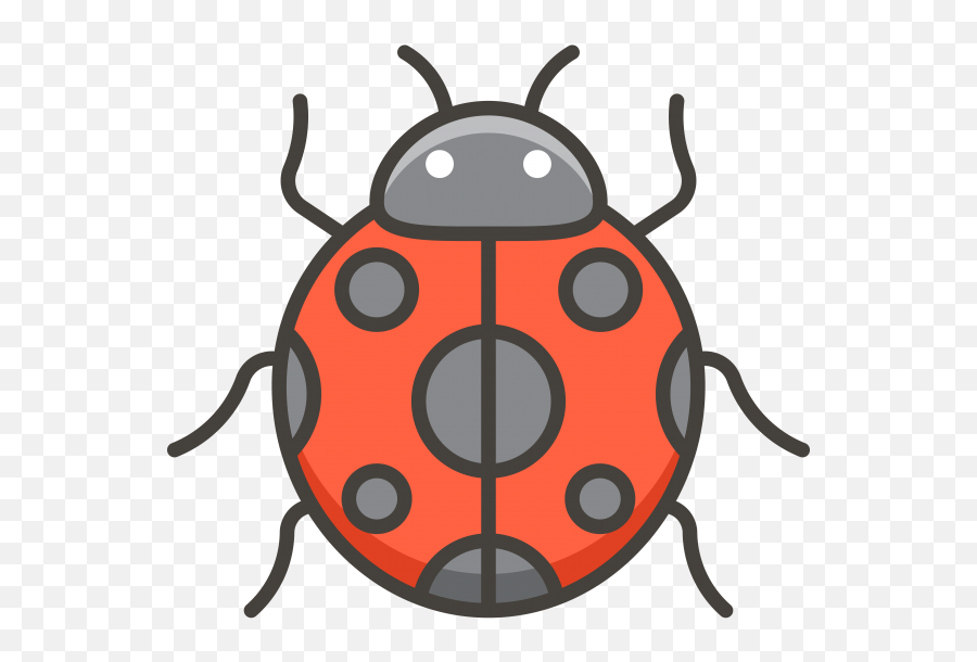 Lady Beetle Emoji Icon Png Transparent - Gambar Kumbang,Miraculous Ladybug Emojis