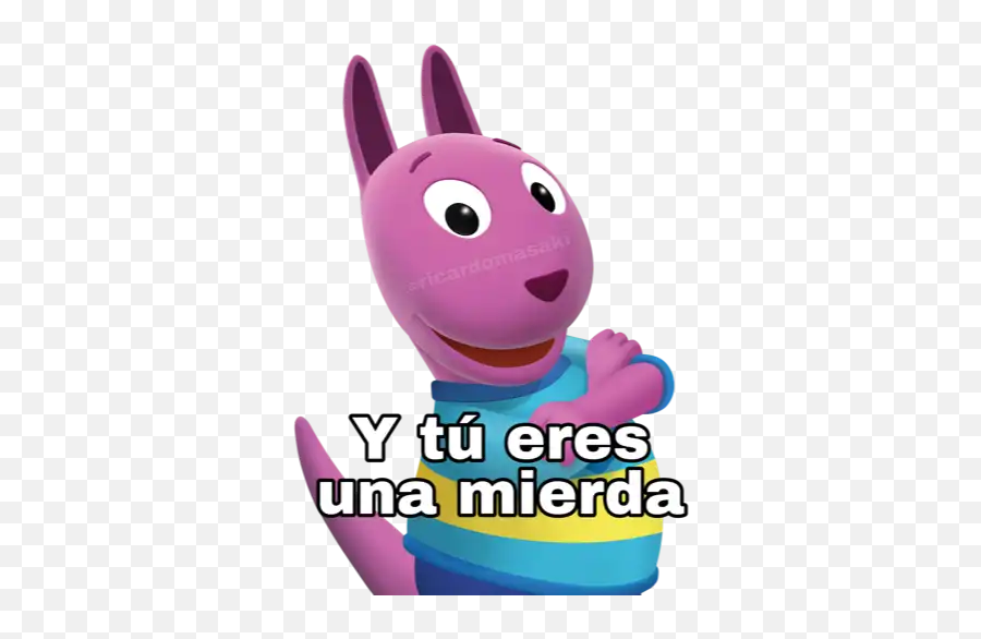 Backyardigans Stickers For Whatsapp - Stickers De Pablo Backyardigans Emoji,Plasta De Mierda Emoticon Whatsapp