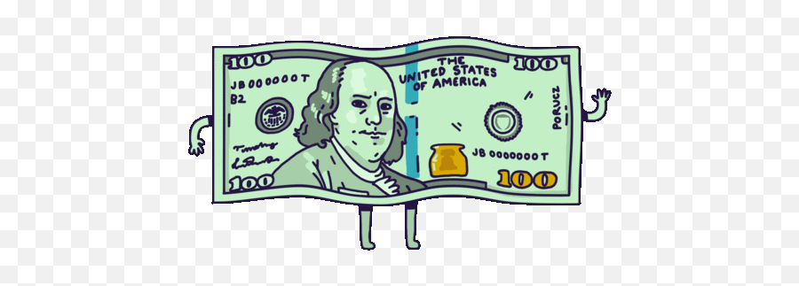 Payday Gif - Transparent Dancing Money Gif Emoji,100 Dollars Bill Emojis