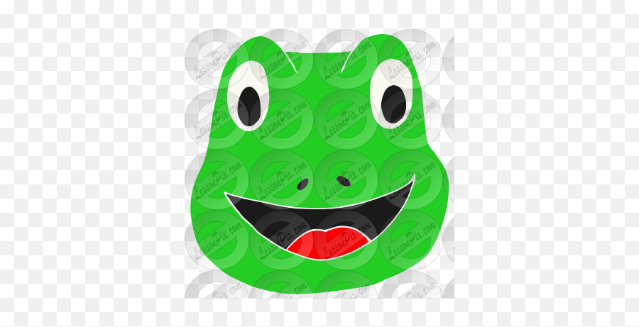 Frog Stencil For Classroom Therapy - Happy Emoji,Frog Emoticon