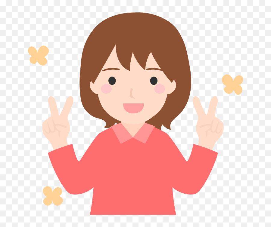 V Sign Emoji,Tanjoubi Emoji